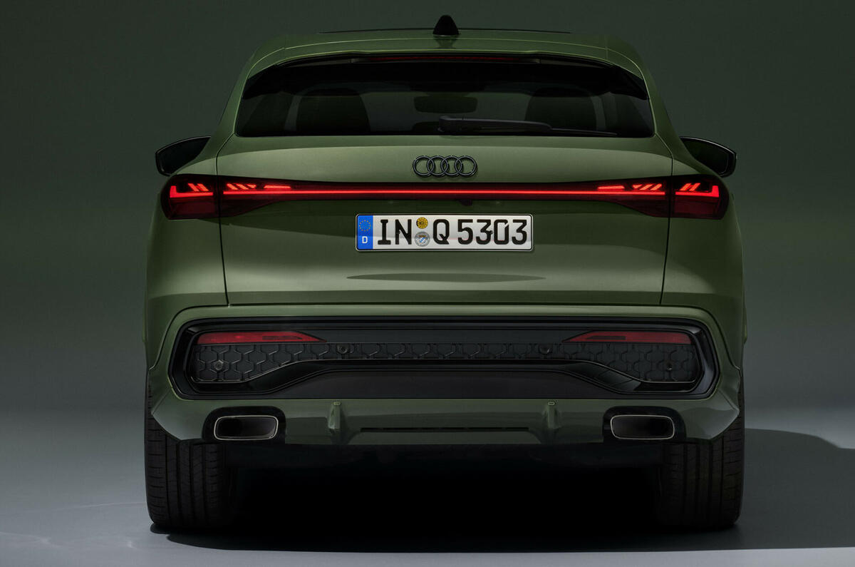 Audi Q5 Sportback   rear end in studio Audi Q5 Sportback   rear end in studio