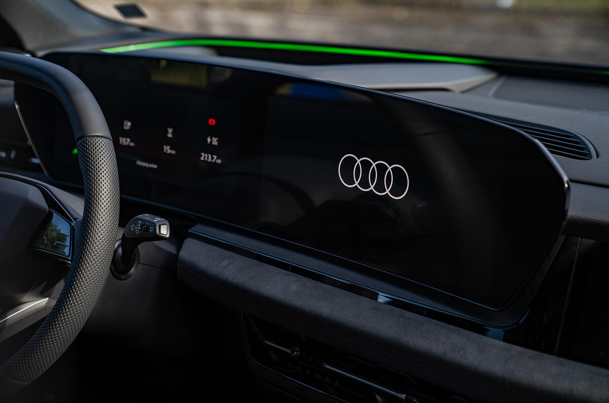 Audi Q6 e tron interior black Audi Q6 e tron interior black