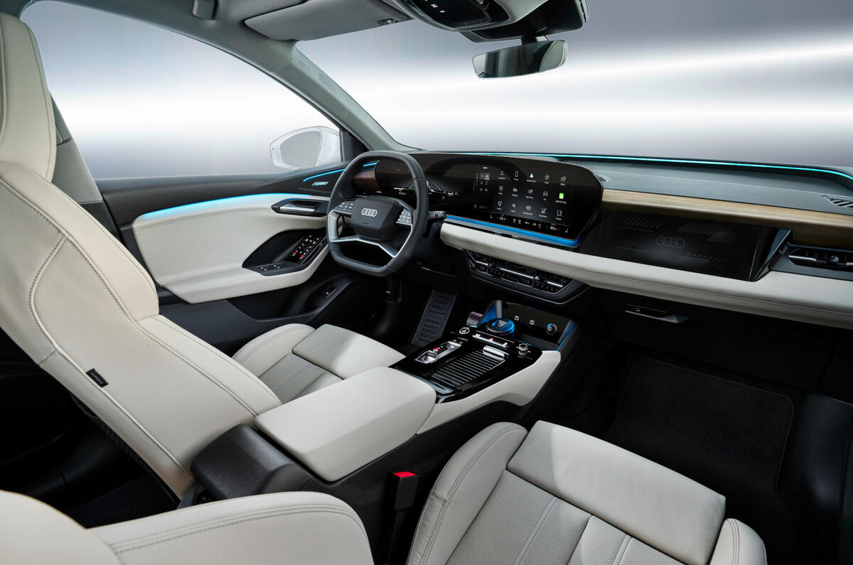 Audi Q6 e tron interior driver cabin Audi Q6 e tron interior driver cabin