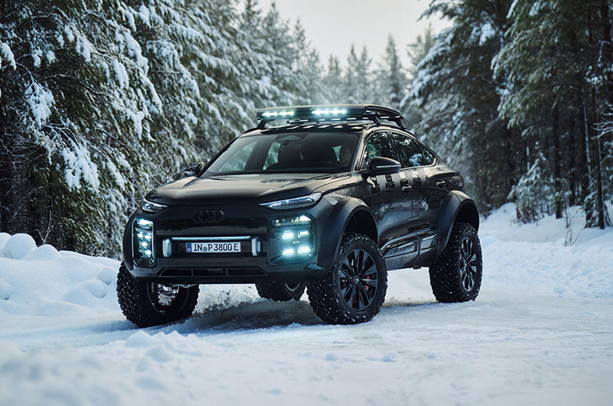 Audi Q6 E tron off road concept   static front three quarters