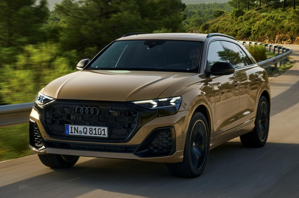Audi Q8 front driving 3 Audi Q8 front driving 3