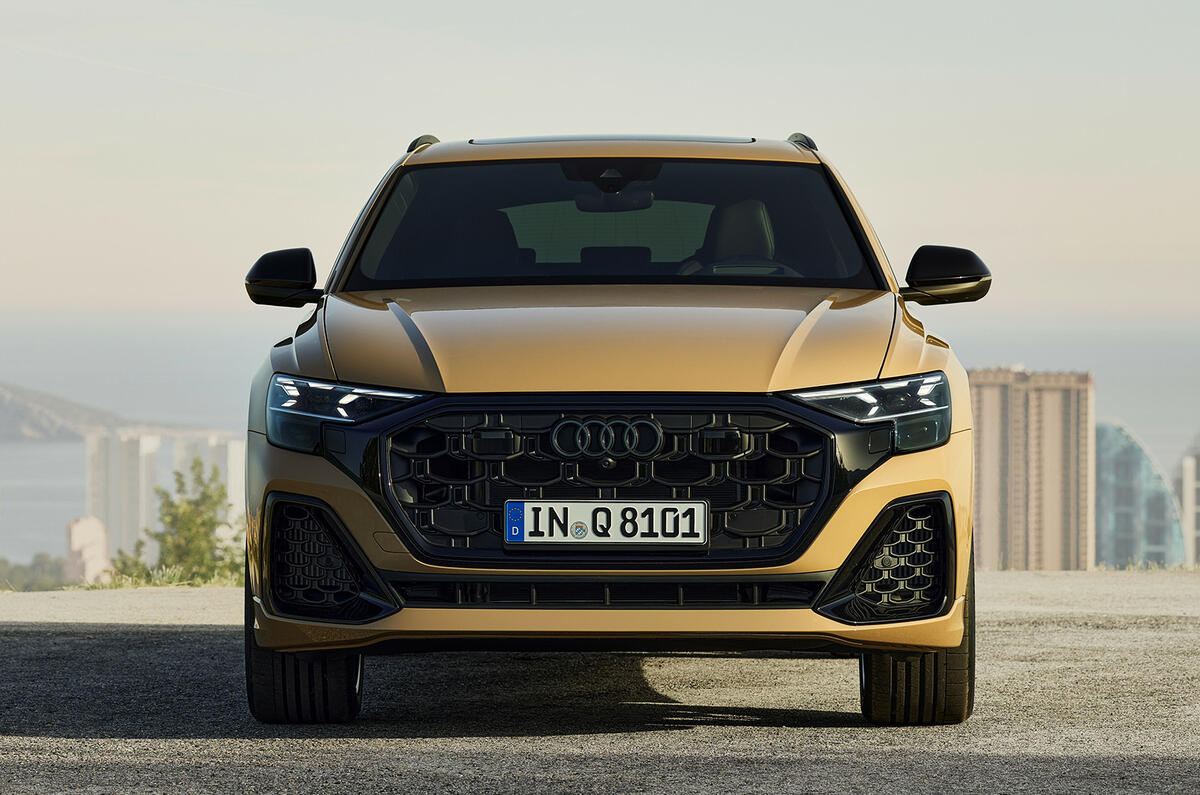 Audi Q8 front headon Audi Q8 front headon