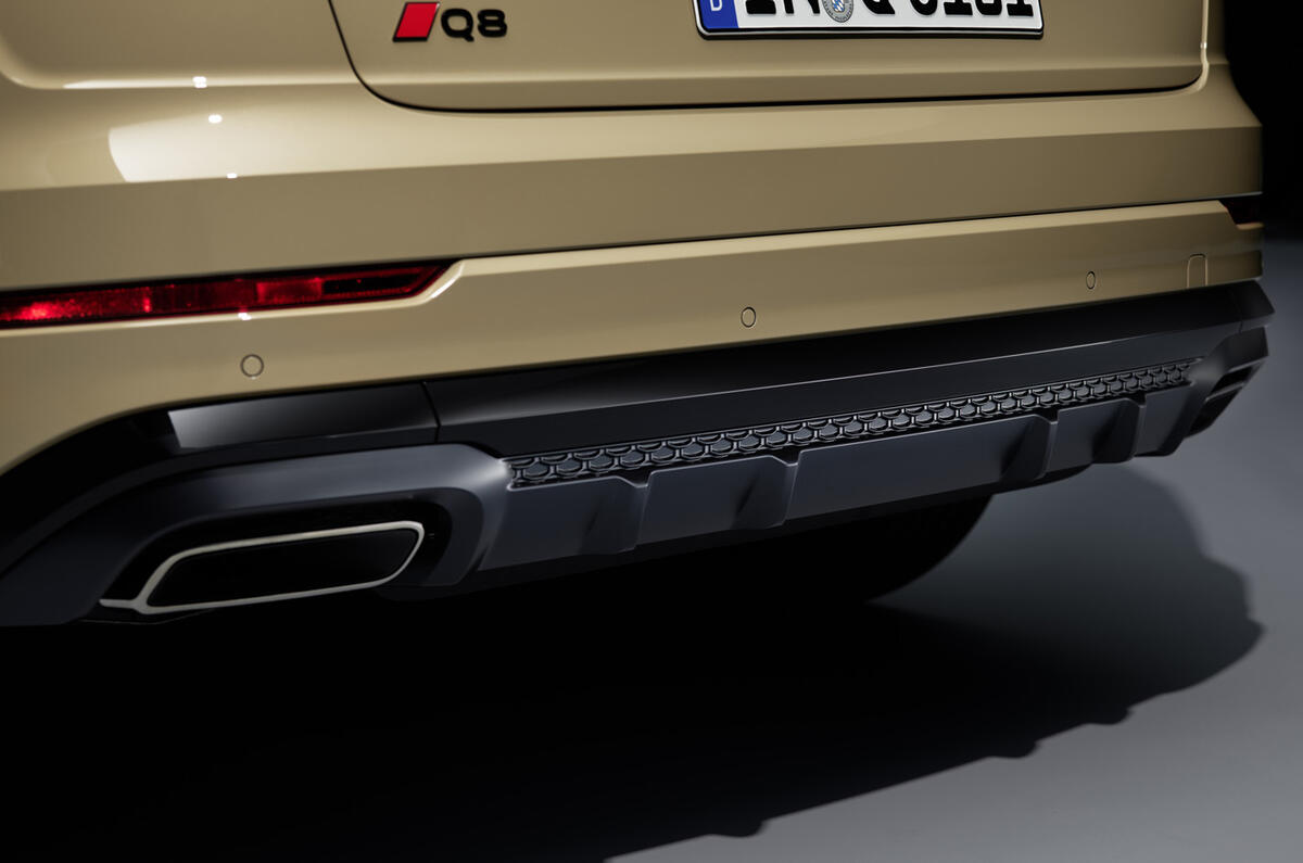 Audi Q8 rear bumper Audi Q8 rear bumper