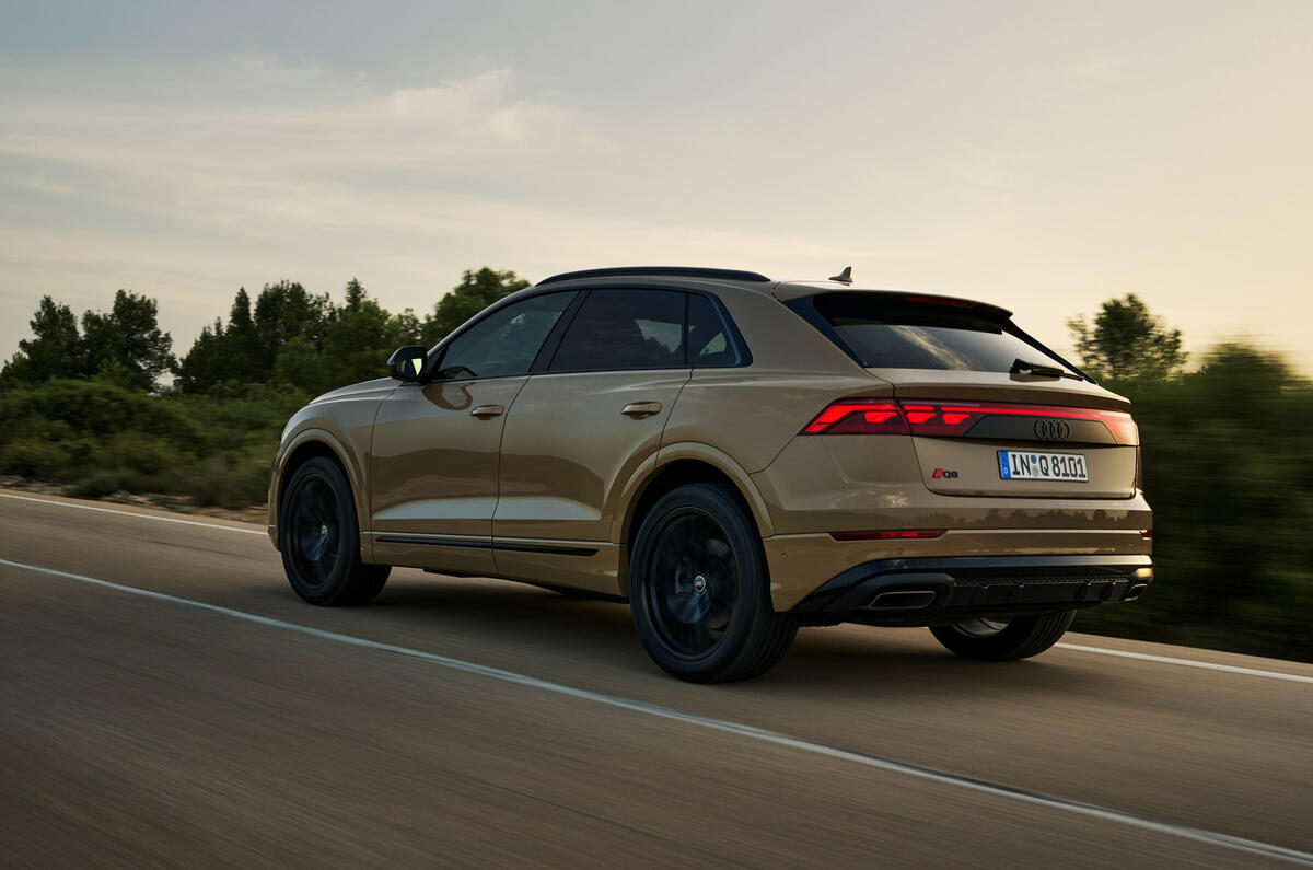 Audi Q8 rear dark Audi Q8 rear dark
