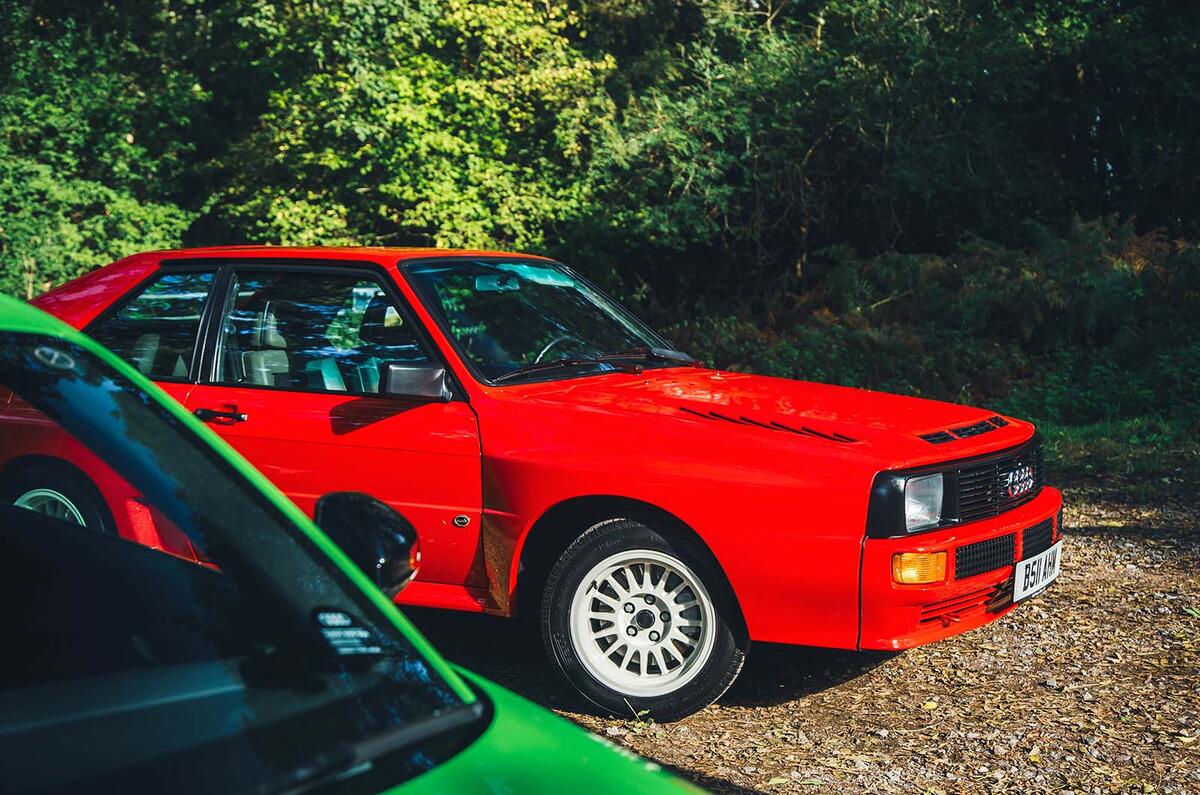 Audi quattro front three quarter