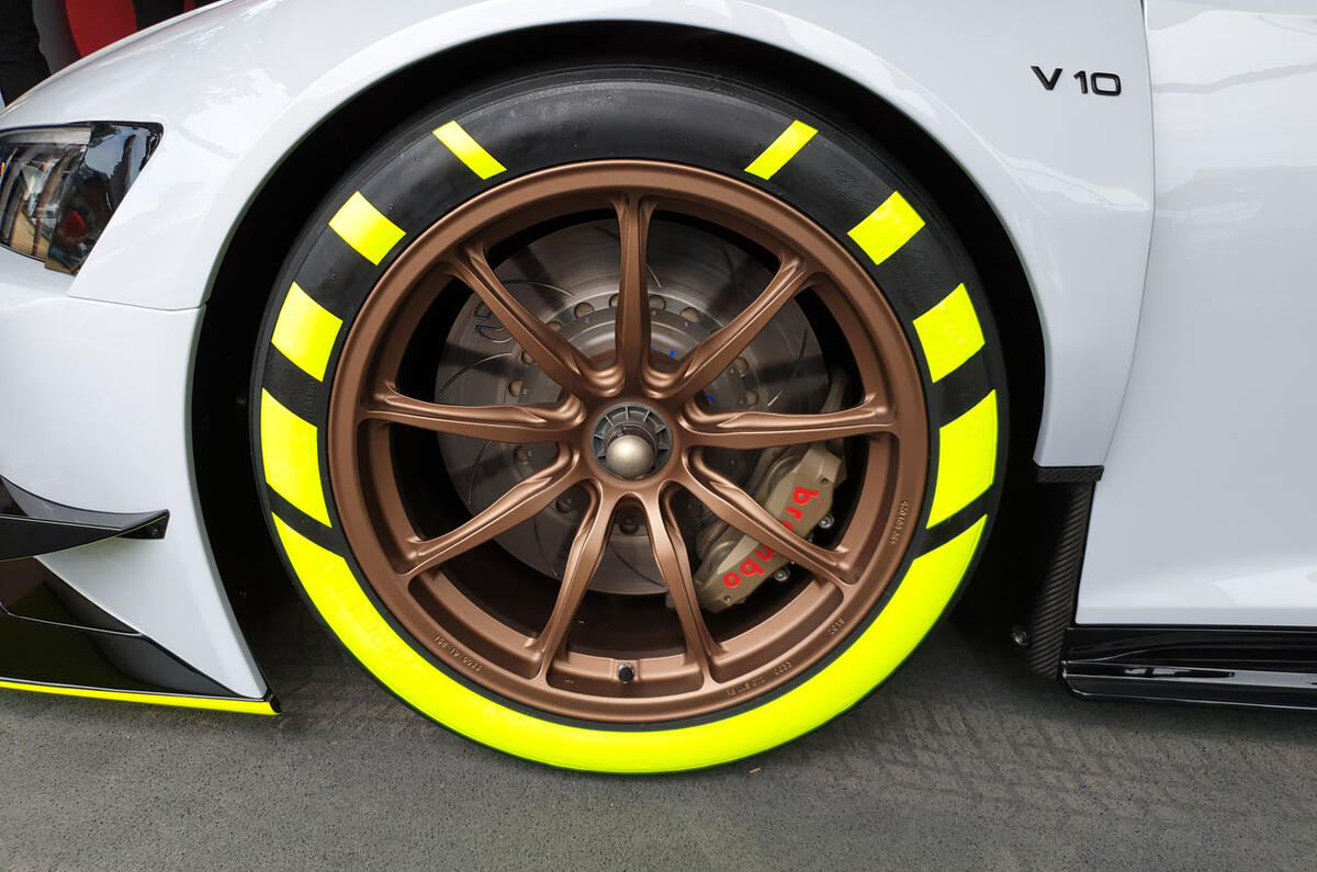 Audi R8 LMS GT2 - Goodwood reveal - alloy wheels