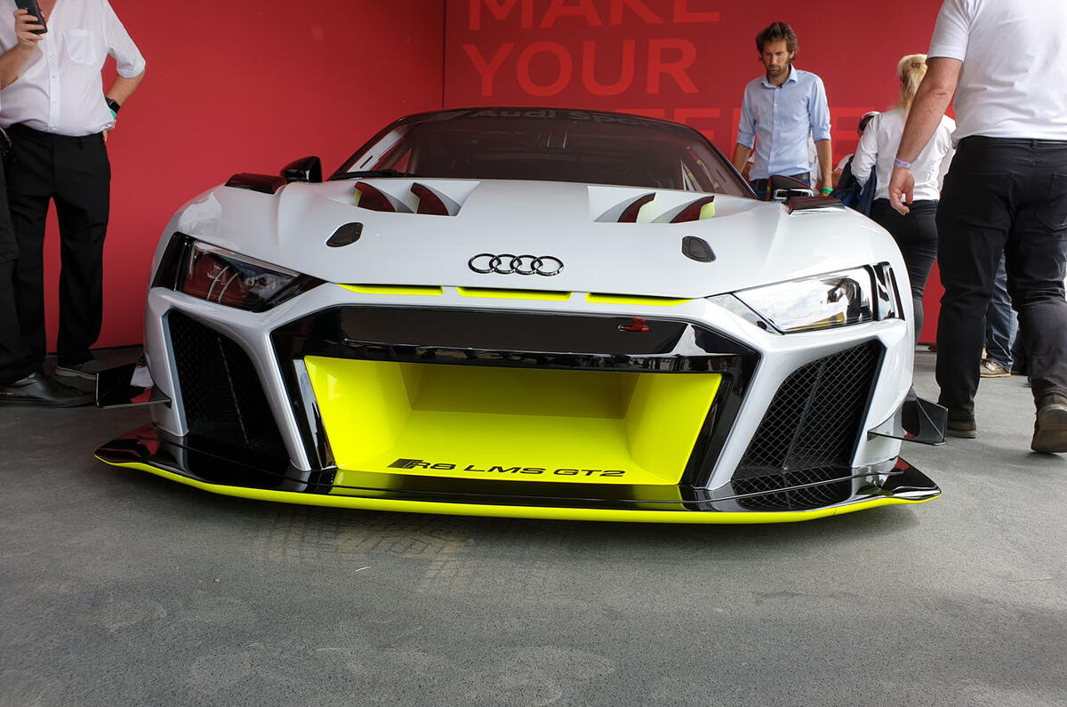 Audi R8 LMS GT2 - Goodwood reveal - front bumper