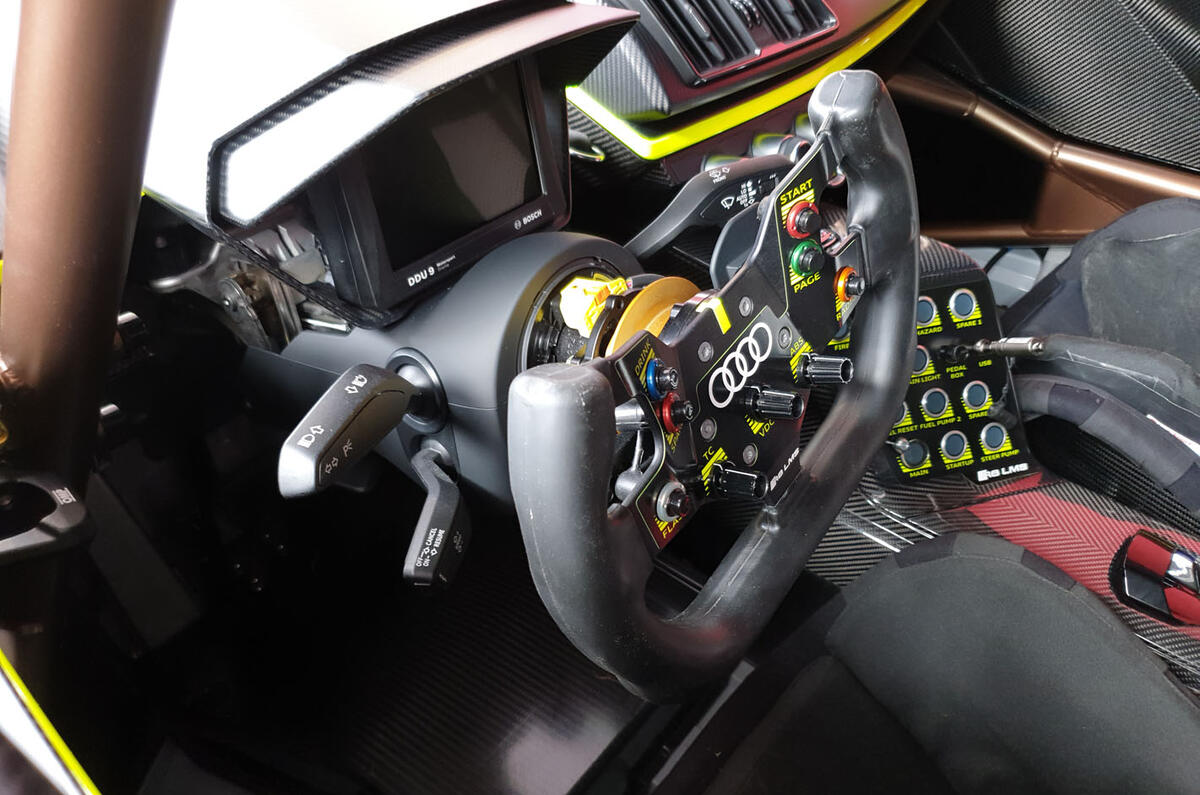 Audi R8 LMS GT2 - Goodwood reveal - interior