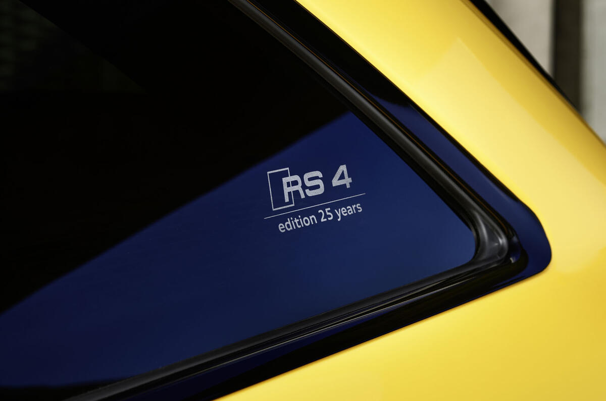 Audi RS4Edition 25 Years detail