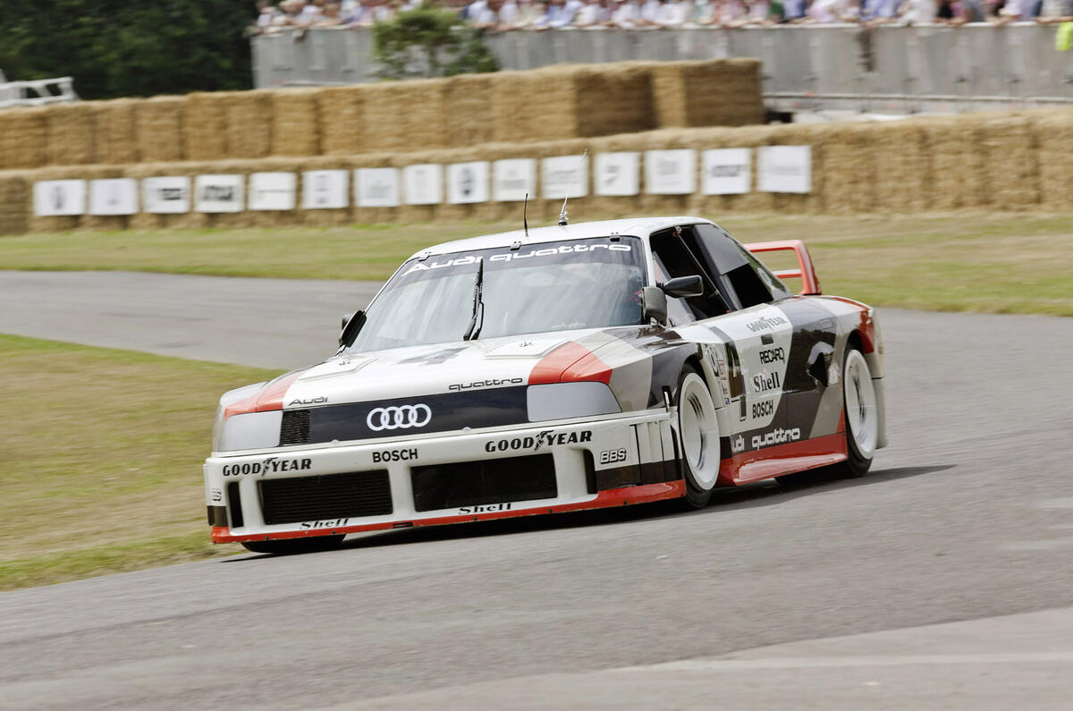 The wide track and extended arches of Audi Sport race cars soon bled into road-going Audi RS models The wide track and extended arches of Audi Sport race cars soon bled into road-going Audi RS models