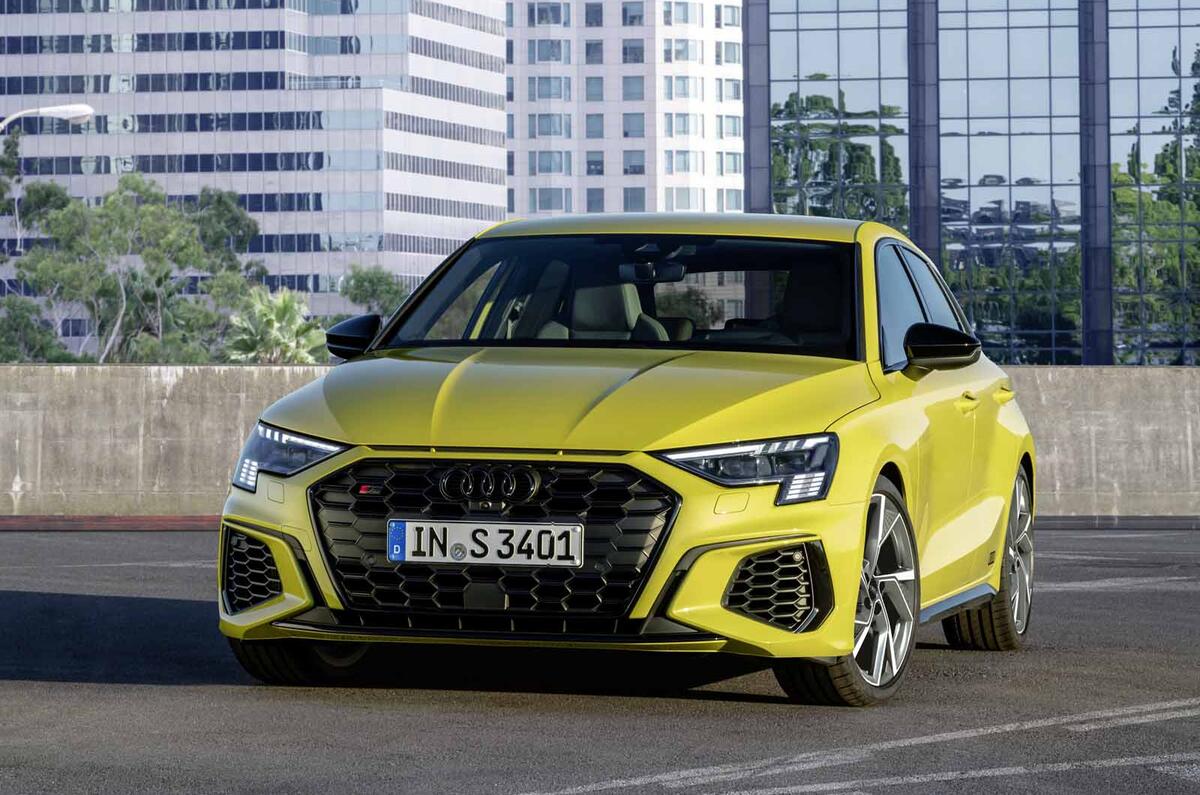 2020 Audi S3 hatchback - static front 2020 Audi S3 hatchback - static front