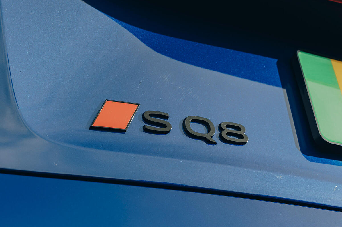 Audi SQ8 e tron badge Audi SQ8 e tron badge