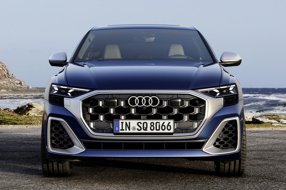 Audi SQ8 front head on Audi SQ8 front head on