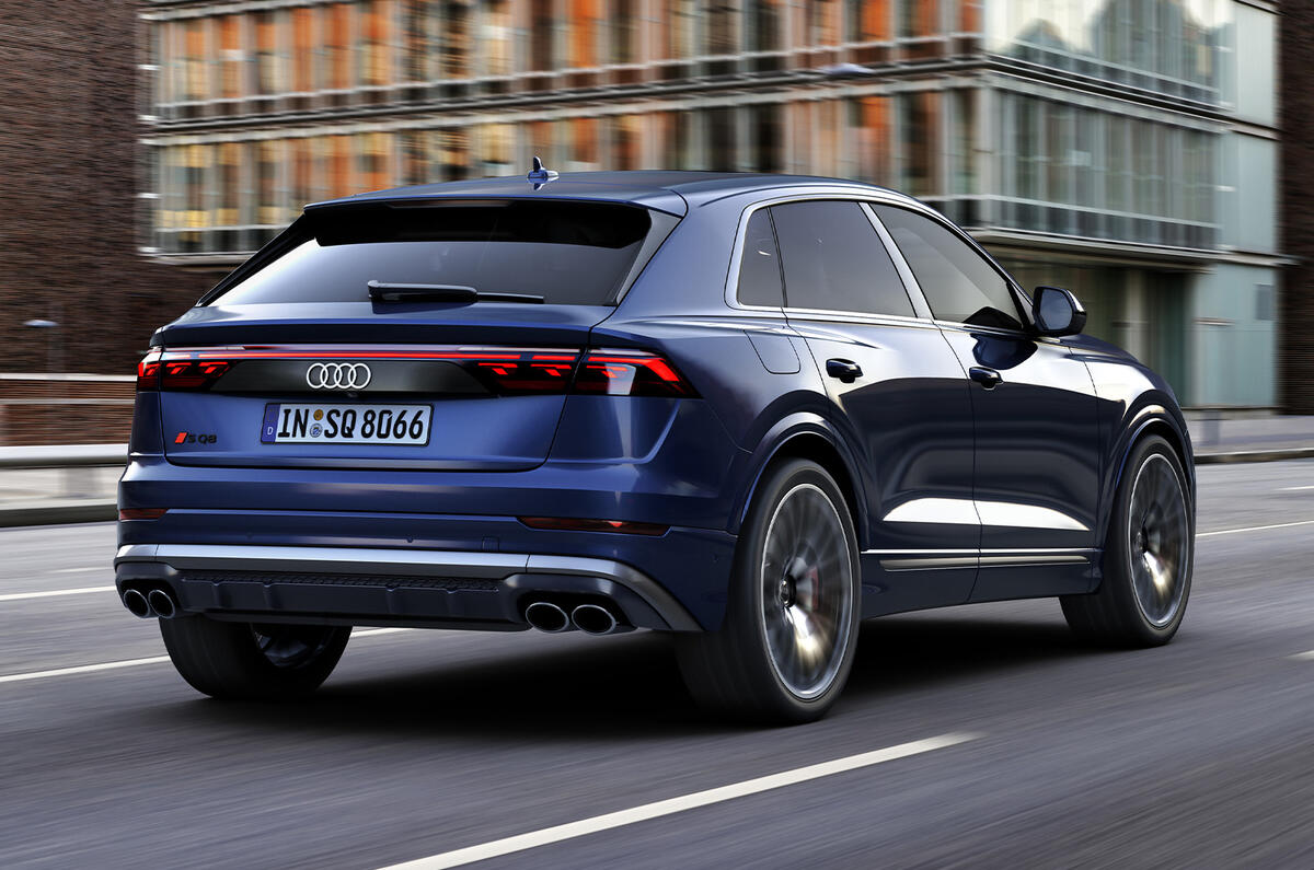 Audi SQ8 rear dynamic Audi SQ8 rear dynamic