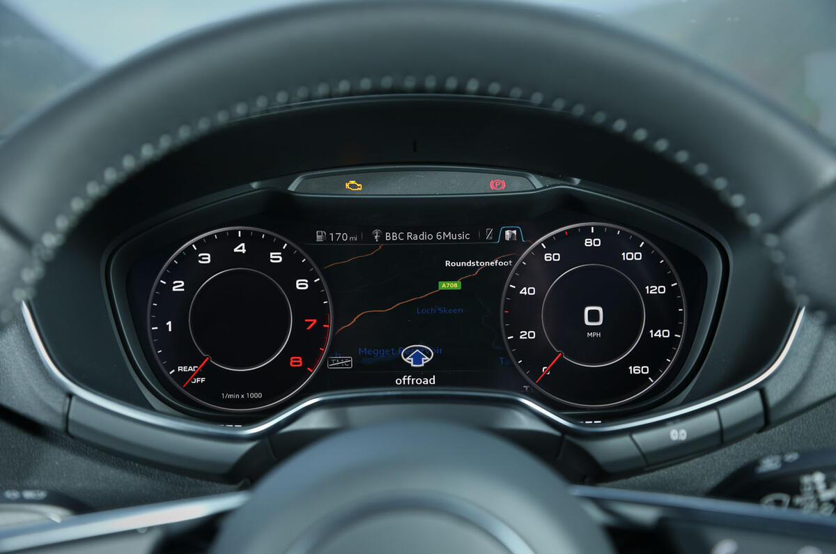 Audi TT 2014 instruments