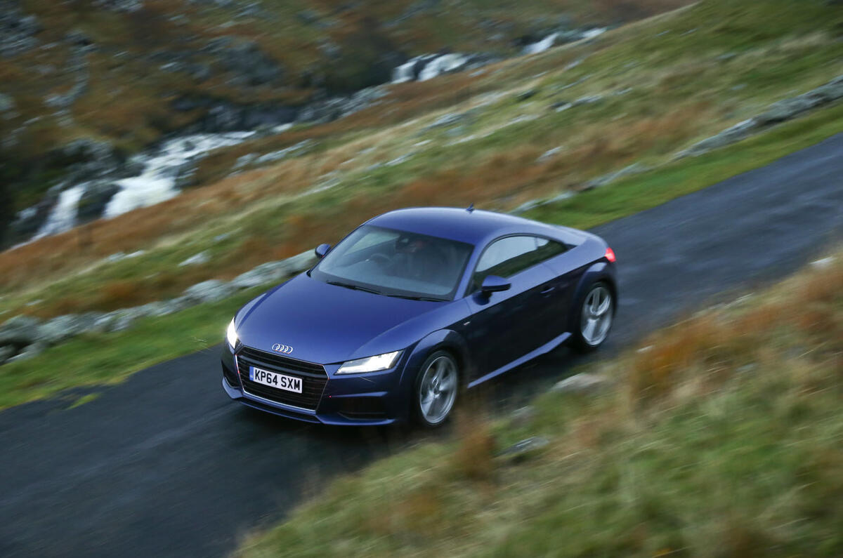 Audi TT 2014 aerial