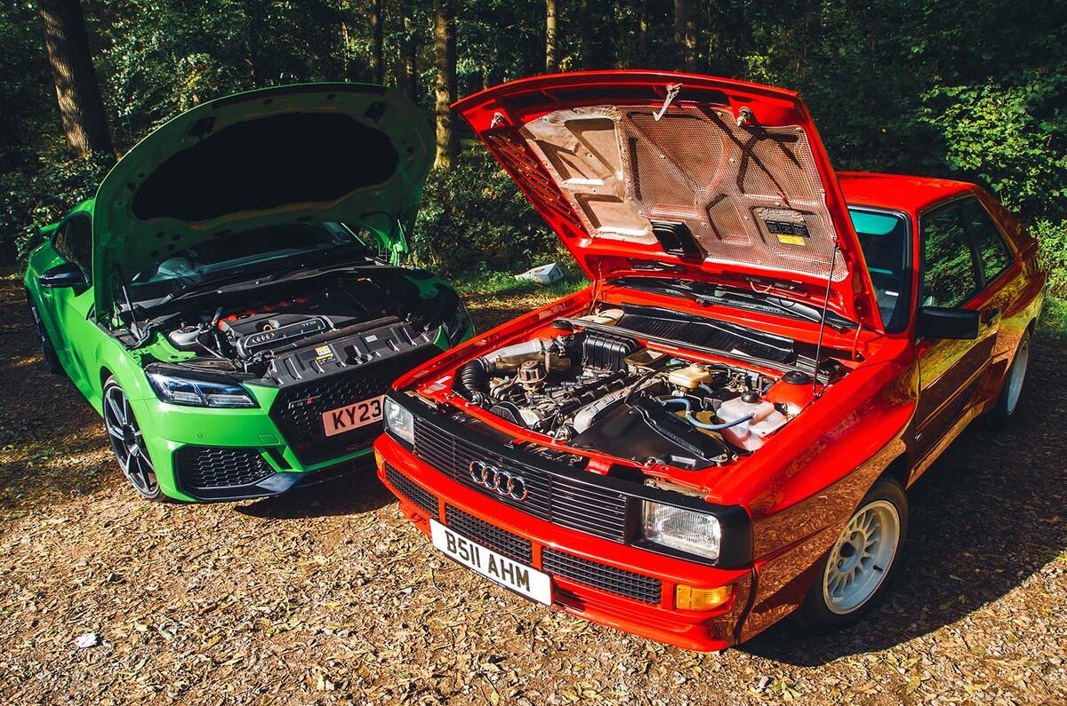 Audi TT RS meets Audi Quattro engine