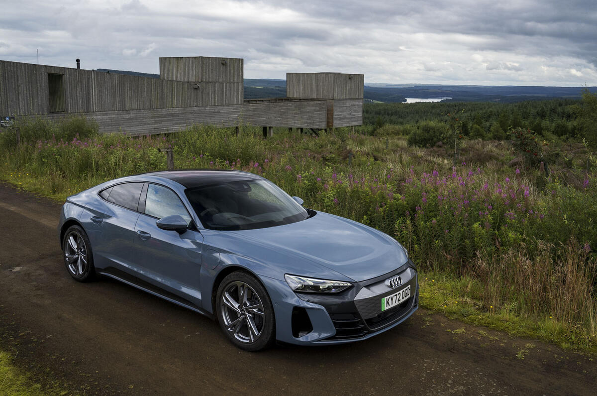 Our destination: Kielder Observatory, giving the Audi e-tron GT another chance to shine after-dark Our destination: Kielder Observatory, giving the Audi e-tron GT another chance to shine after-dark
