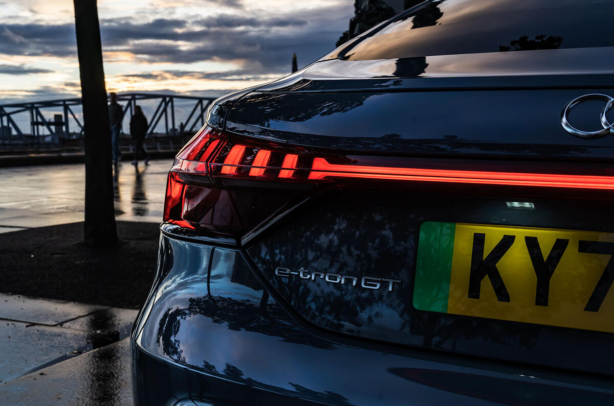 The Audi e-tron GT's heritage hints at a car with plenty of space, great driving character and effortless comfort The Audi e-tron GT's heritage hints at a car with plenty of space, great driving character and effortless comfort