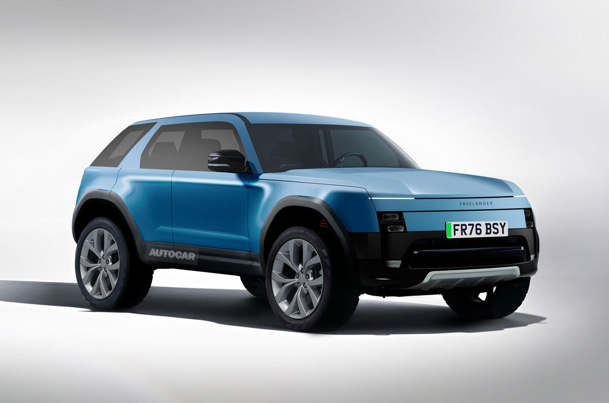 Autocar new Freelander render front quarter
