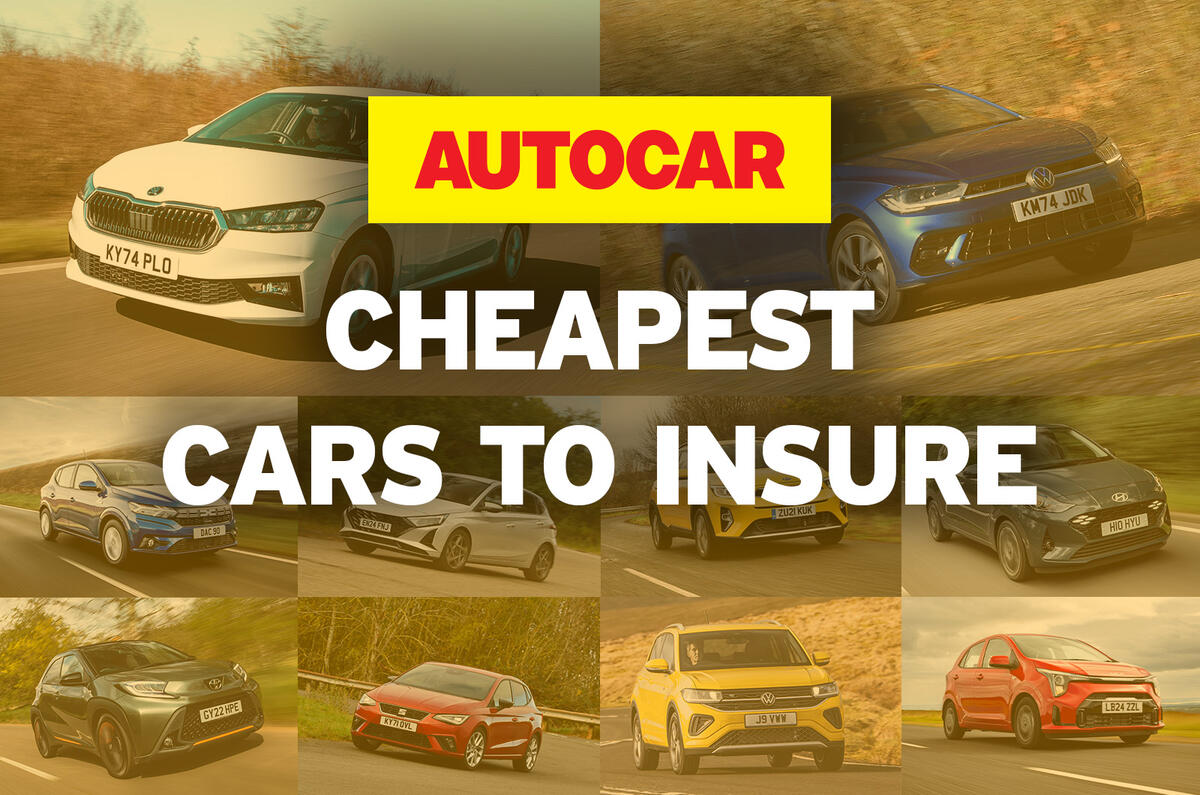 Autocar cheapest cars to insure