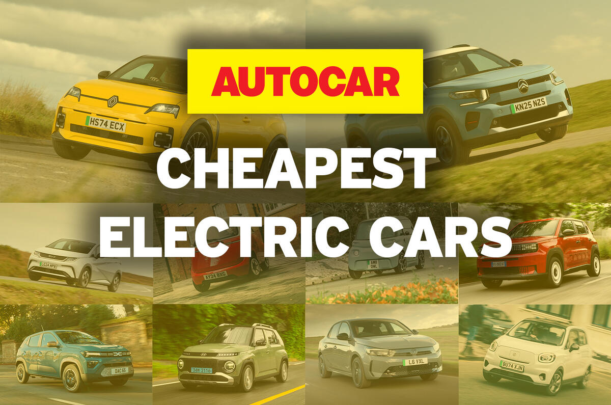 Autocar top ten cheapest electric cars