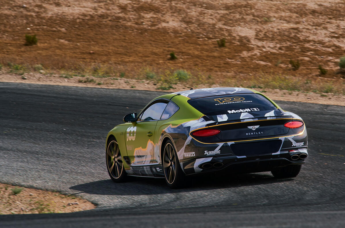 Autocar writers car of 2020: Bentley GT pikes peak - rear Autocar writers car of 2020: Bentley GT pikes peak - rear