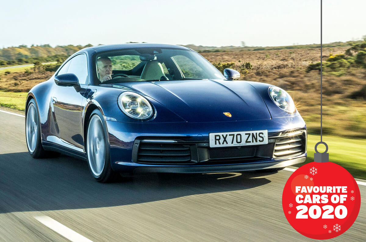 Autocar writers car of 2020 - Porsche 911 Carrera S manual