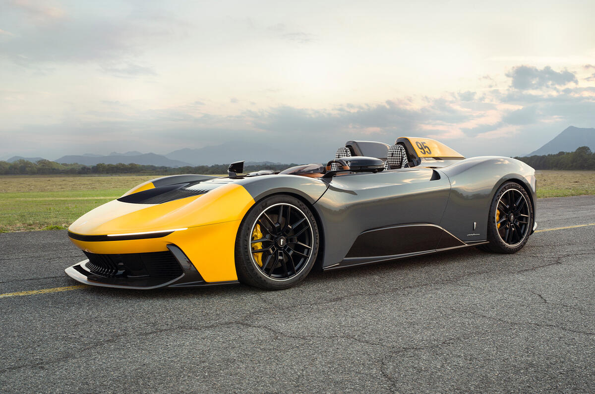 Automobili Pininfarina B95 front angle Automobili Pininfarina B95 front angle