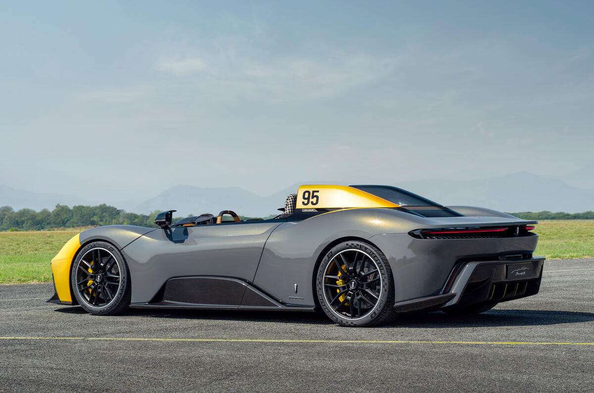 Automobili Pininfarina B95 rear angle Automobili Pininfarina B95 rear angle