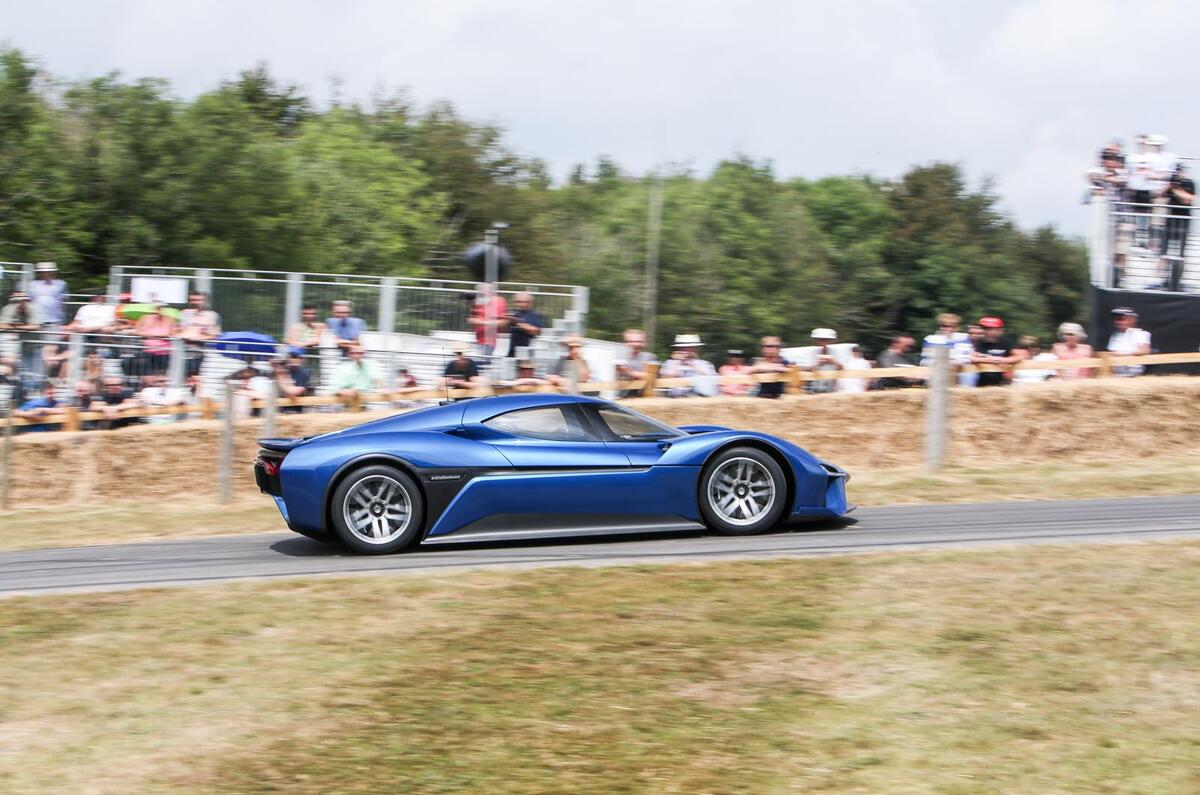Nio EP9 Goodwood Festival of Speed hill climb circuit