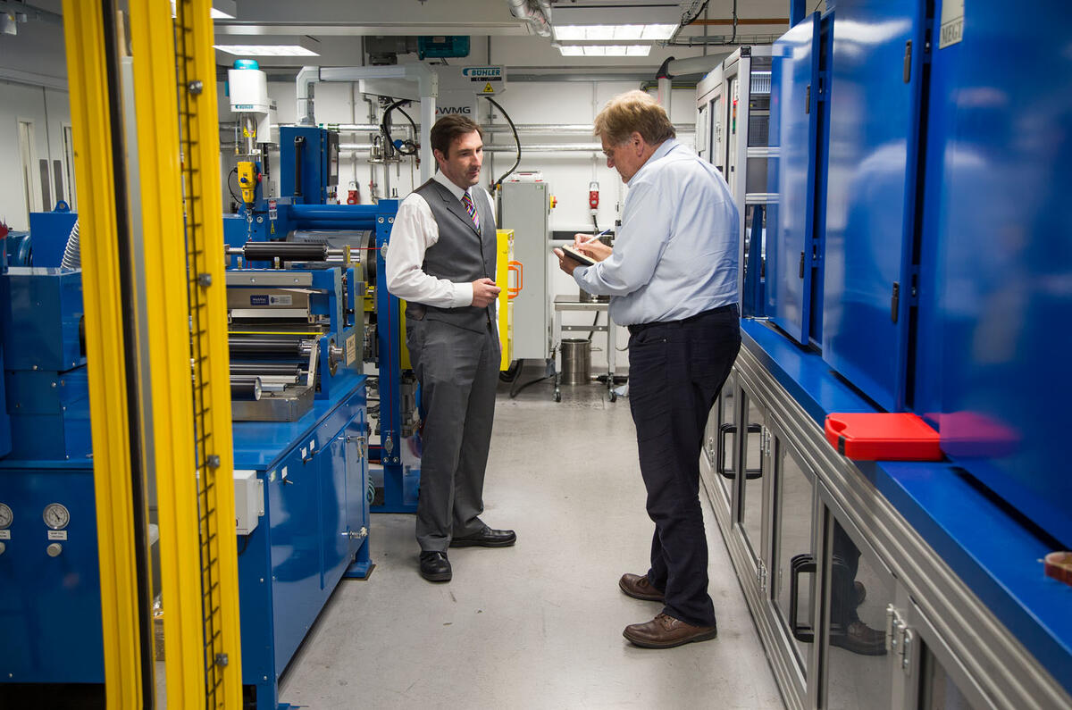 Behind the scenes at Warwick University Battery Manufacturing group