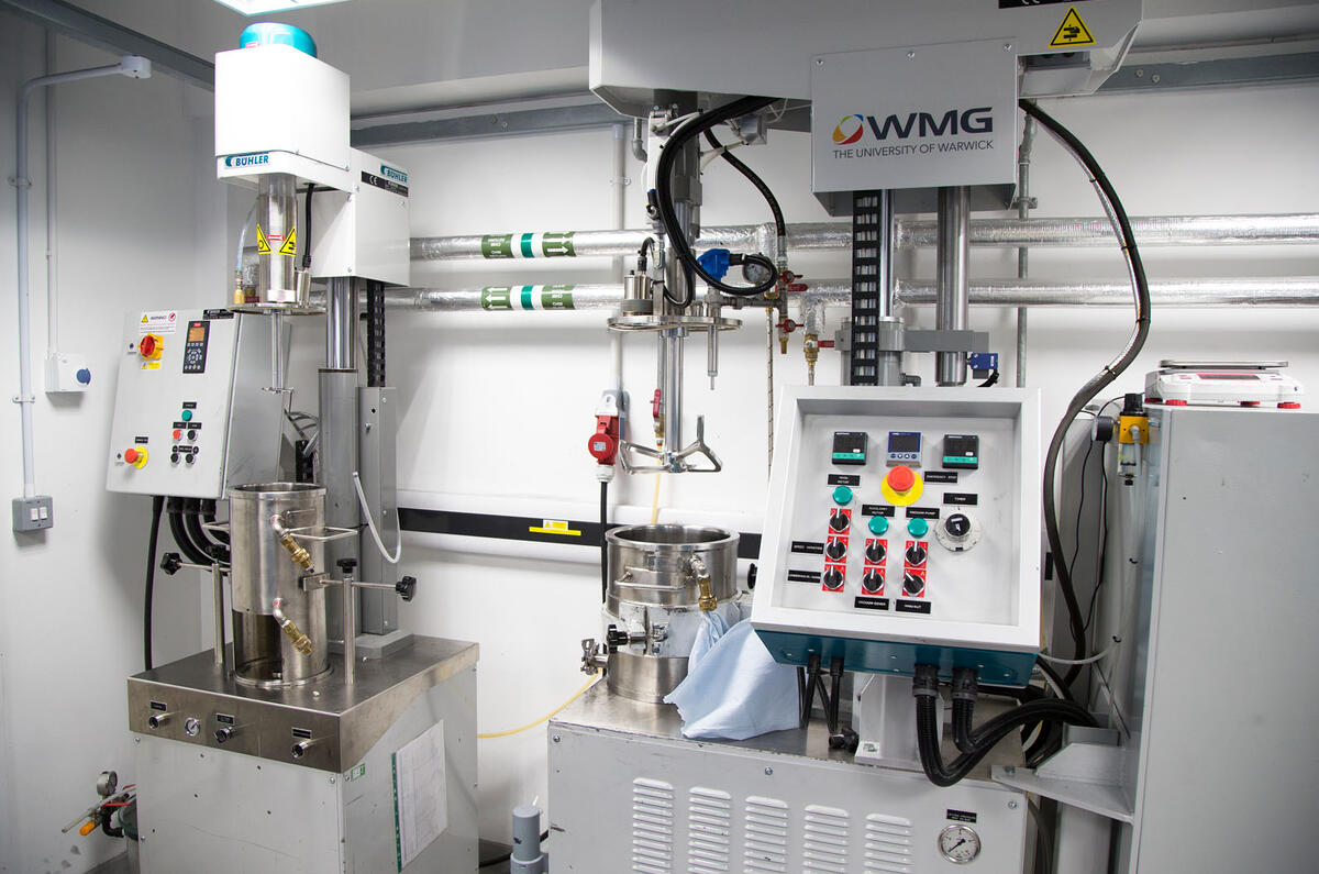Behind the scenes at Warwick University Battery Manufacturing group