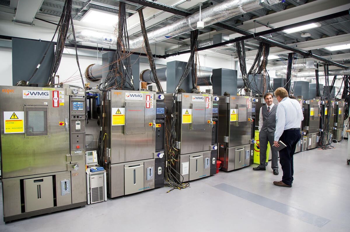 Behind the scenes at Warwick University Battery Manufacturing group