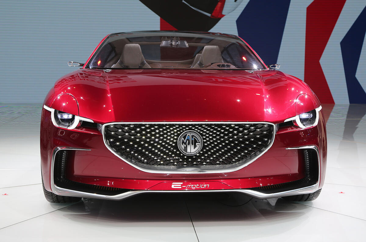 MG E-Motion EV sports car unveiled at Shanghai motor show 2017