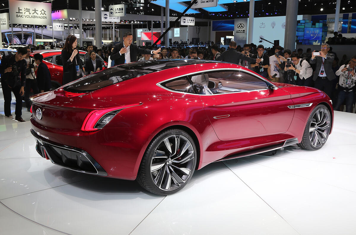 MG E-Motion EV sports car at Shanghai motor show 2017