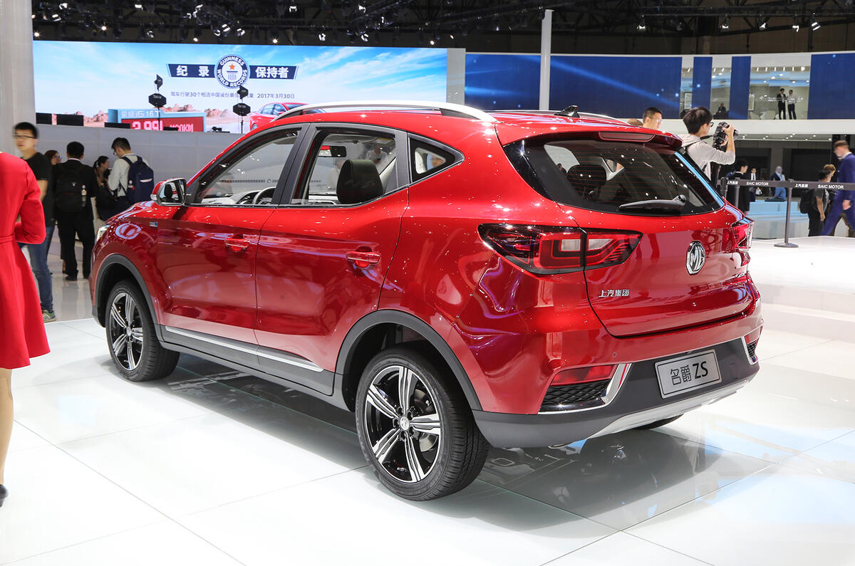 Nissan Juke-rivalling MG ZS SUV shown at Shanghai motor show