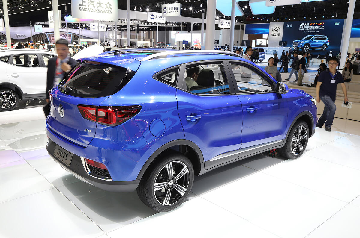 Nissan Juke-rivalling MG ZS SUV shown at Shanghai motor show