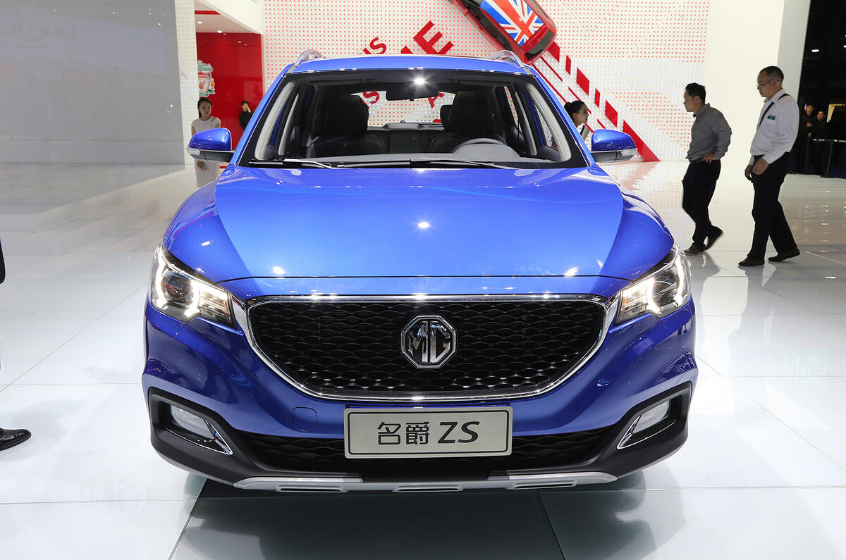 Nissan Juke-rivalling MG ZS SUV shown at Shanghai motor show