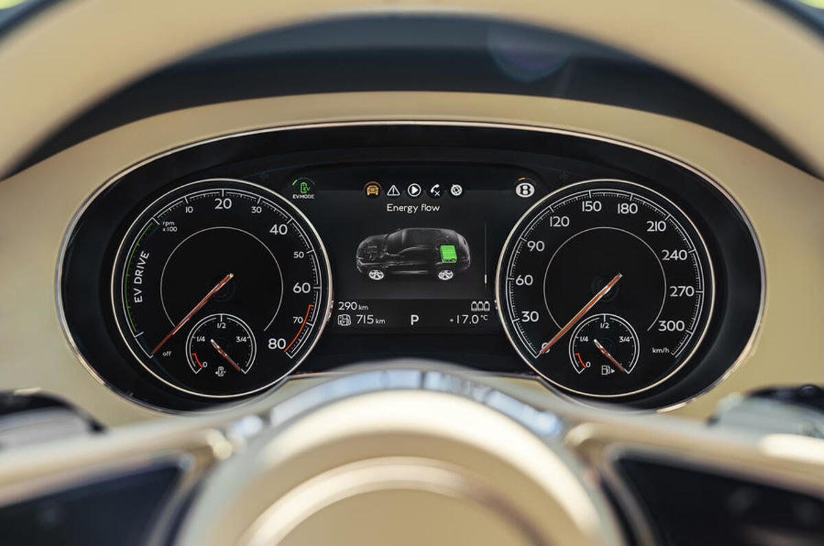 2019 Bentley Bentayga Hybrid - clocks