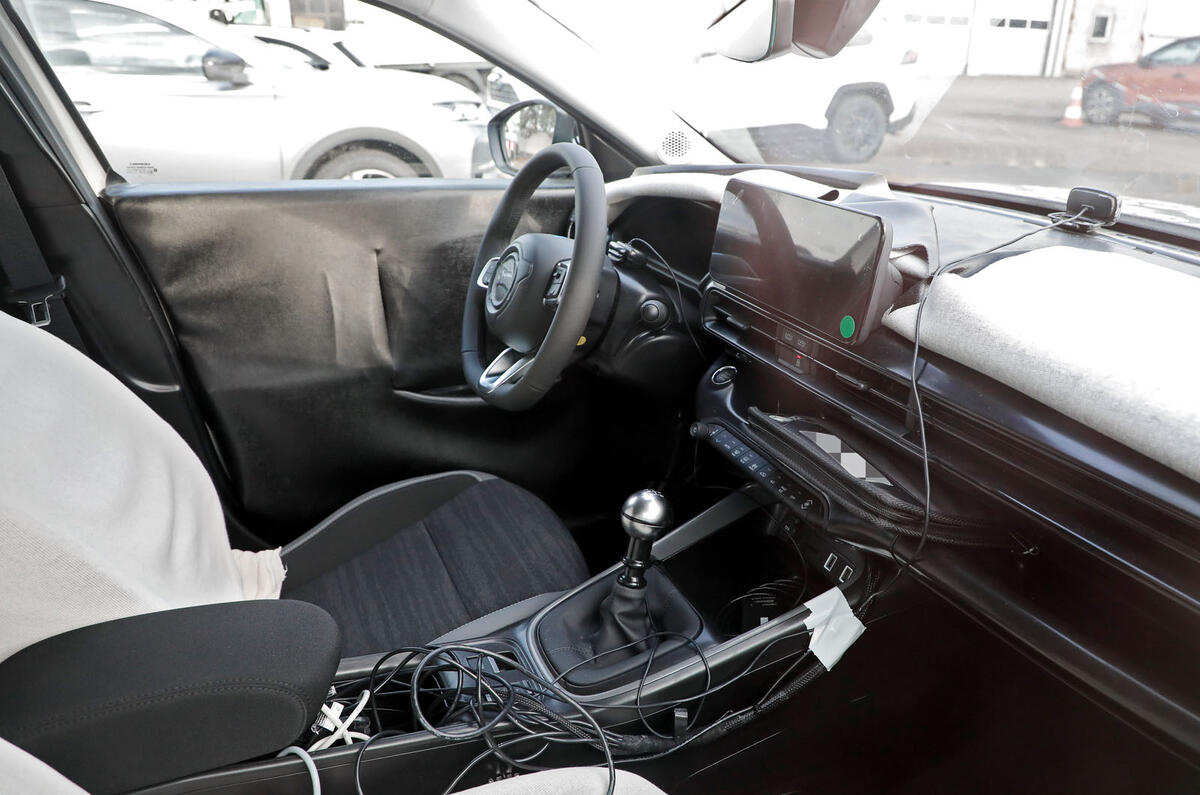 Baby Jeep spies interior dashboard Baby Jeep spies interior dashboard