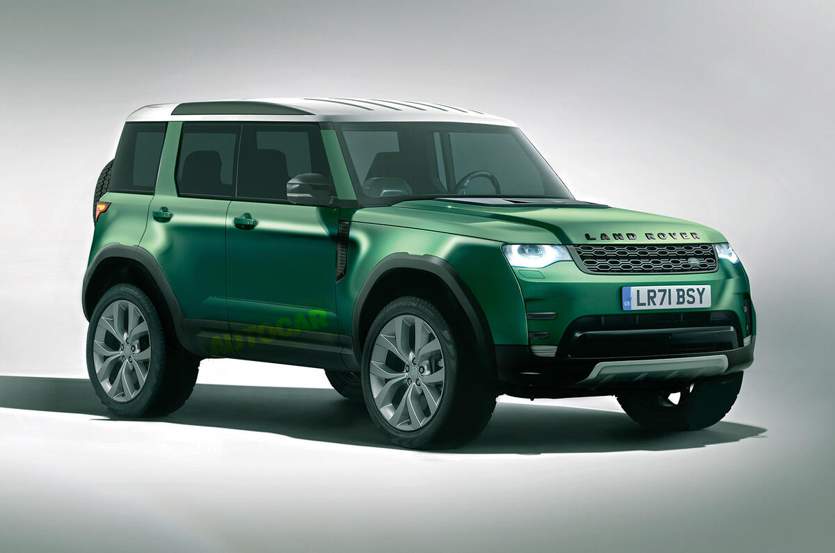 Baby Land Rover render 