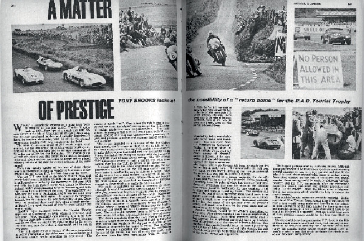 Car racing on the Isle of Man