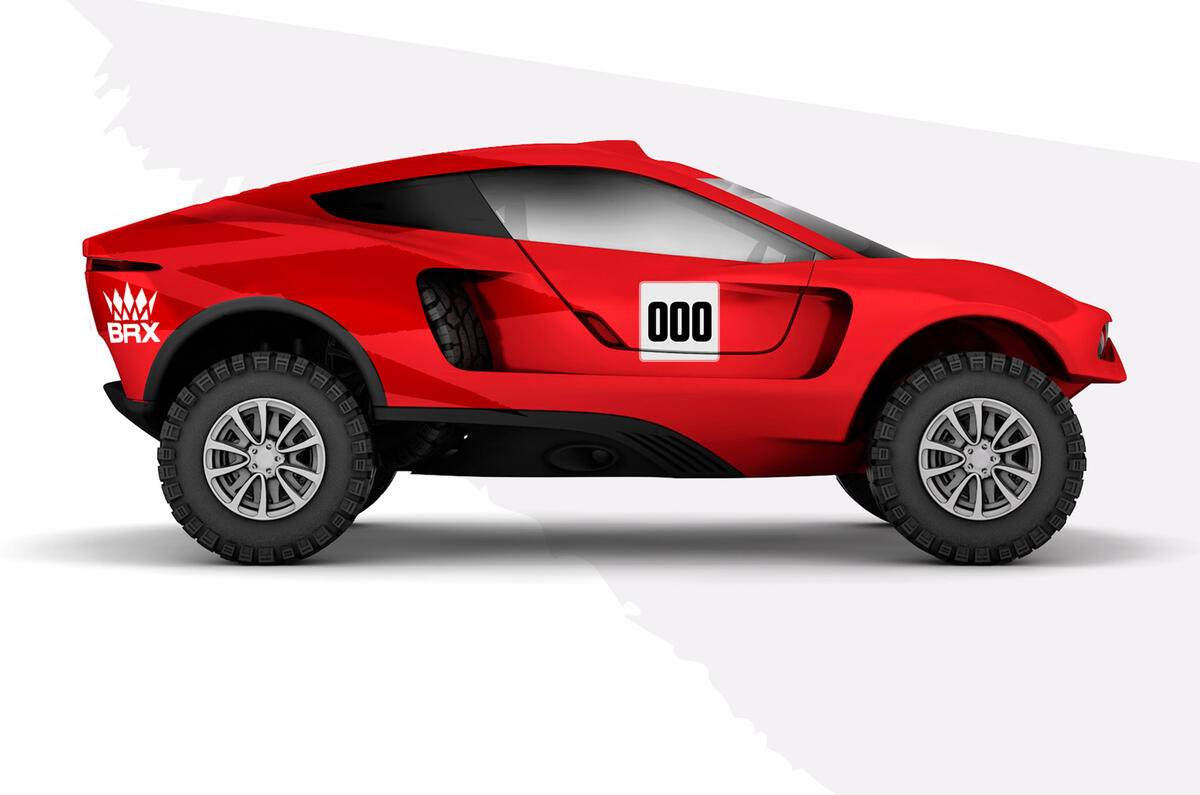 Prodrive BRX Dakar Rally prototype - side Prodrive BRX Dakar Rally prototype - side