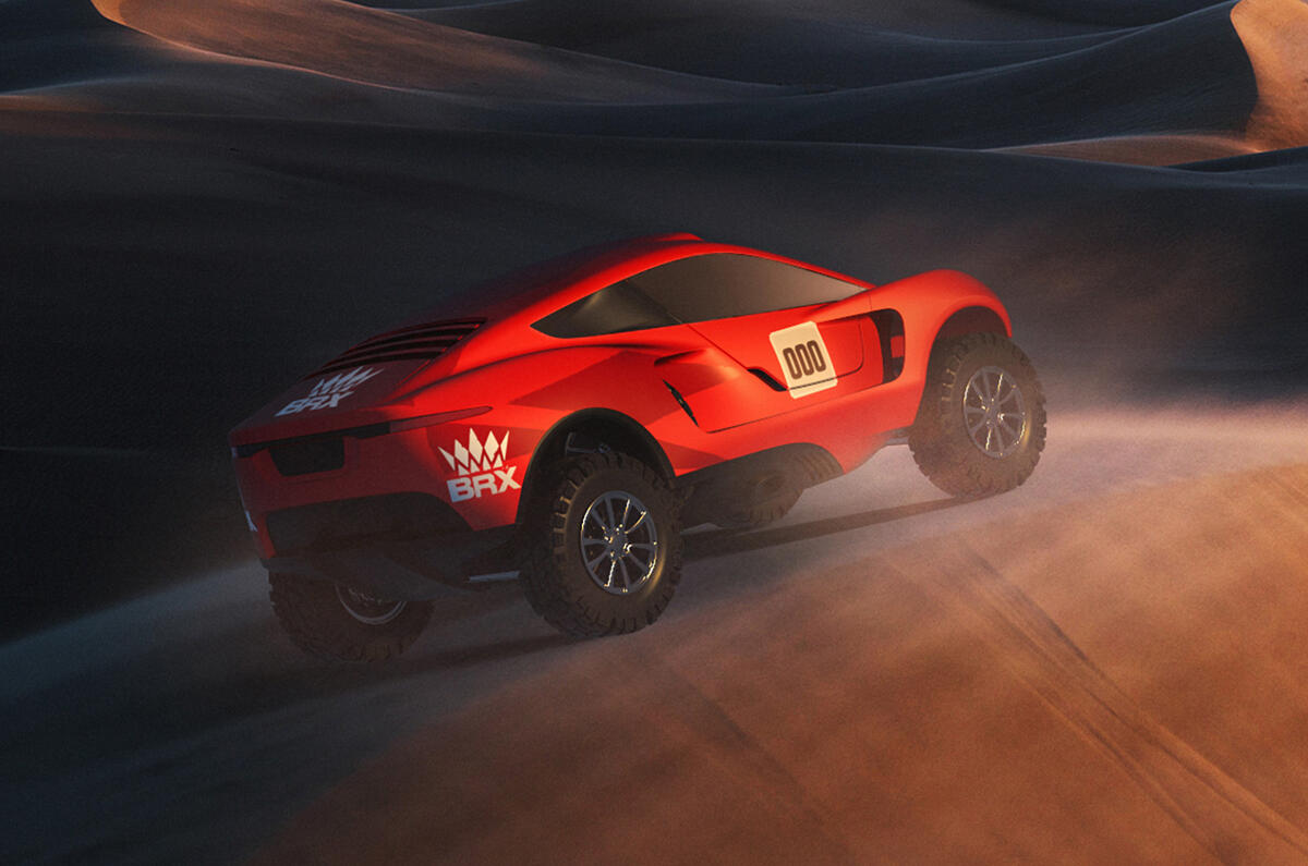 Prodrive BRX Dakar Rally prototype - rear Prodrive BRX Dakar Rally prototype - rear