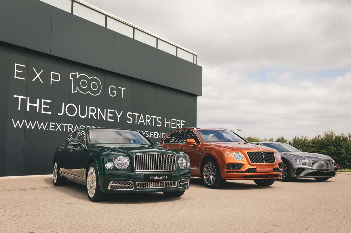 Autocar visits Bentley HQ to view EXP 100 GT