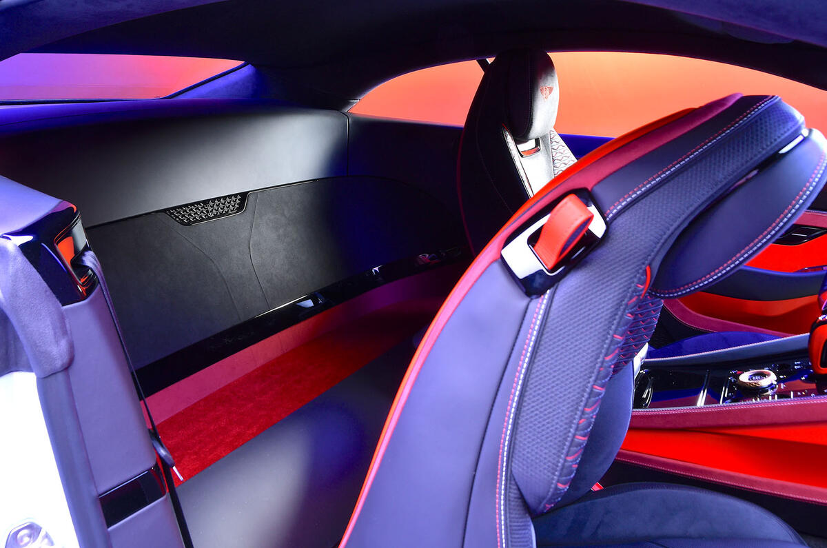Bentley Batur 2022 rear bench Bentley Batur 2022 rear bench