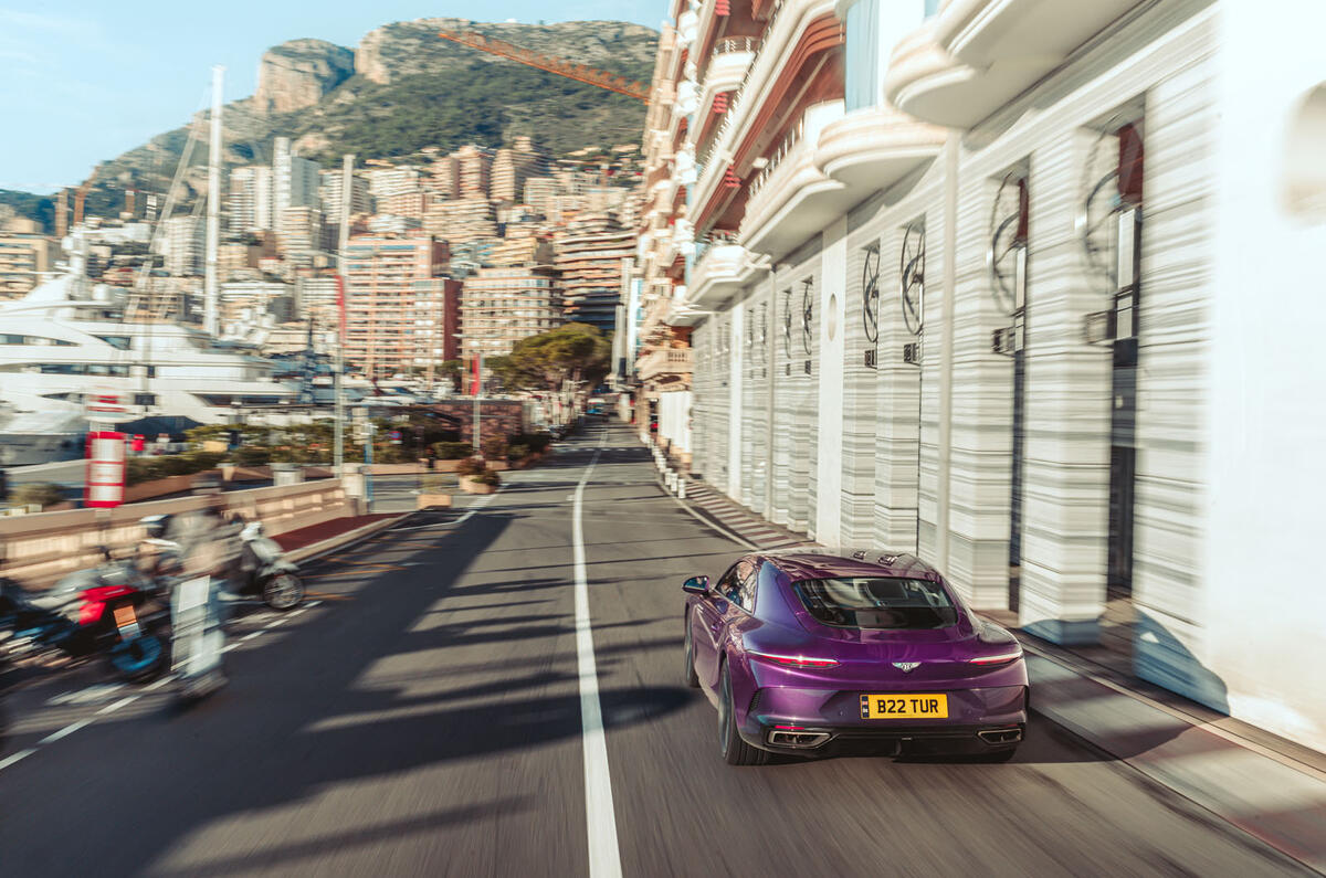 Bentley Batur Monaco testing Bentley Batur Monaco testing