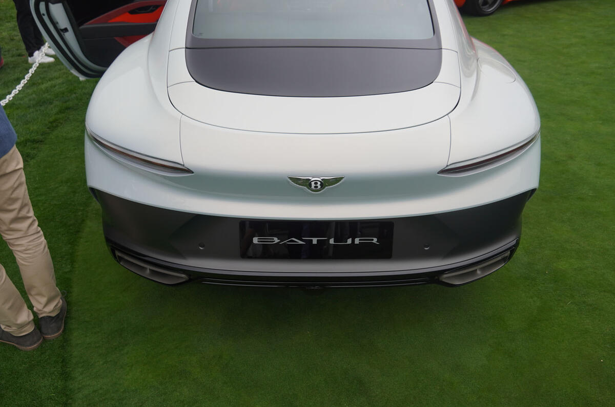 Bentley Batur Monterey rear Bentley Batur Monterey rear