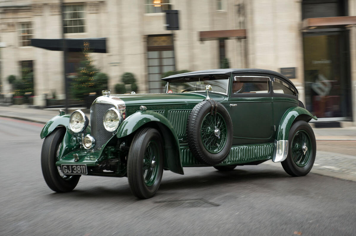 Bentley Blue Train Special London front quarter tracking 2 Bentley Blue Train Special London front quarter tracking 2